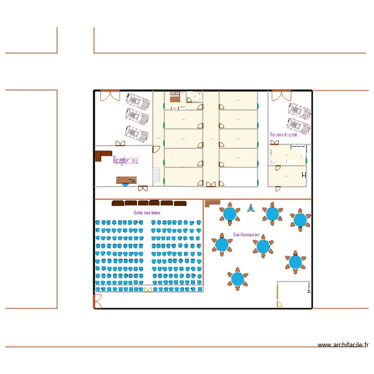 Hotel appartement Muzinda. Floor plan with 0 room and 0 m2