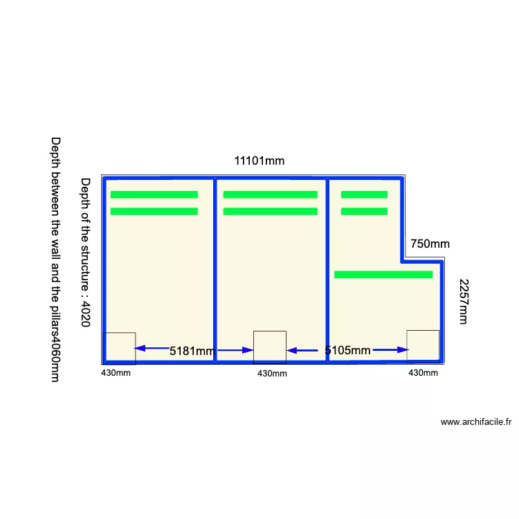 Brise Soleil LIVINGSTONE. Floor plan with Brise Soleil LIVINGSTONE. Floor plan with