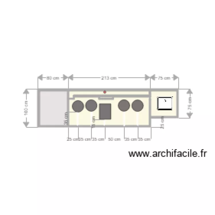 four Naniwe. Floor plan with 