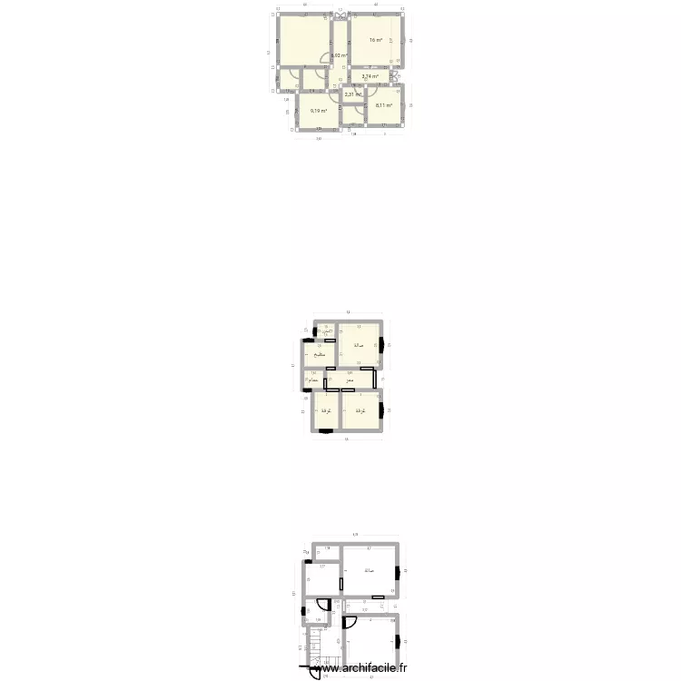 بيترو 2. Floor plan with 24  and 176 m²