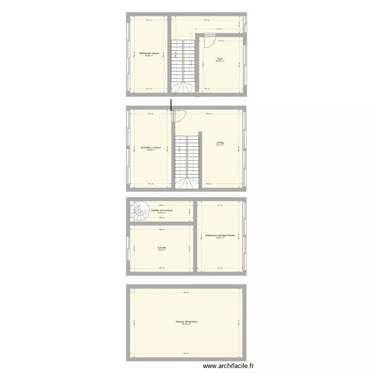 Primer Piso . Floor plan with 