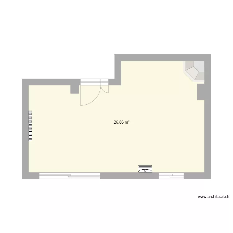 menjador. Floor plan with 