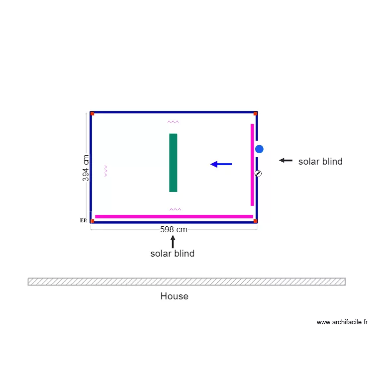 Fabian- Vale de Lobo blinds. Floor plan with 