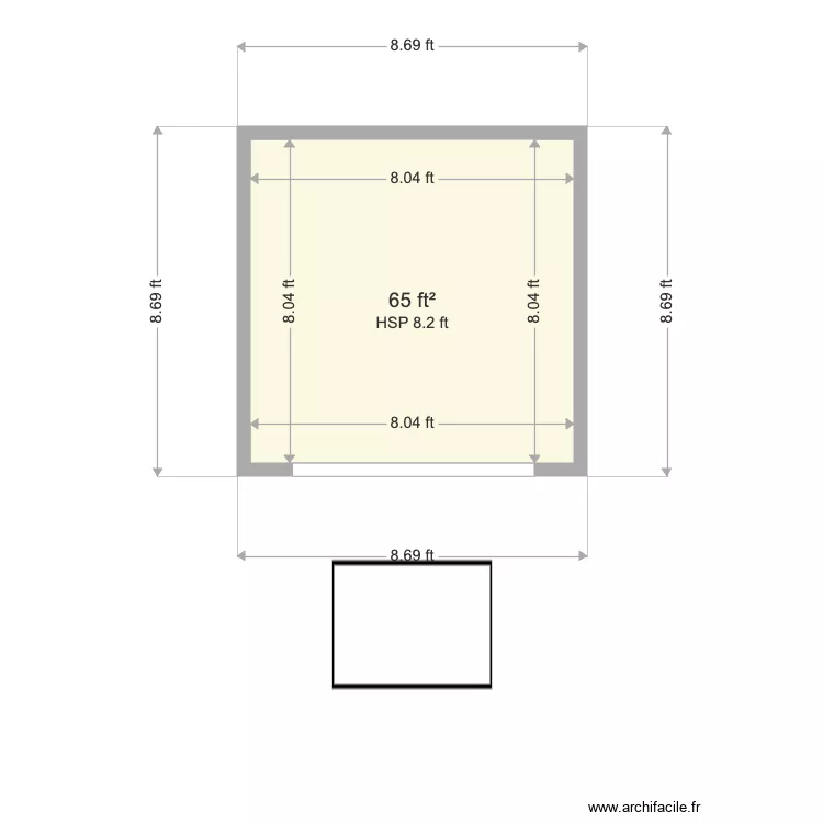 Concrete 10 19. Floor plan with 