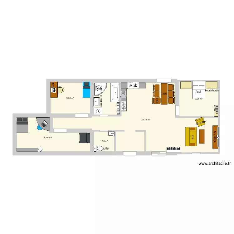 domecek. Floor plan with domecek. Floor plan with