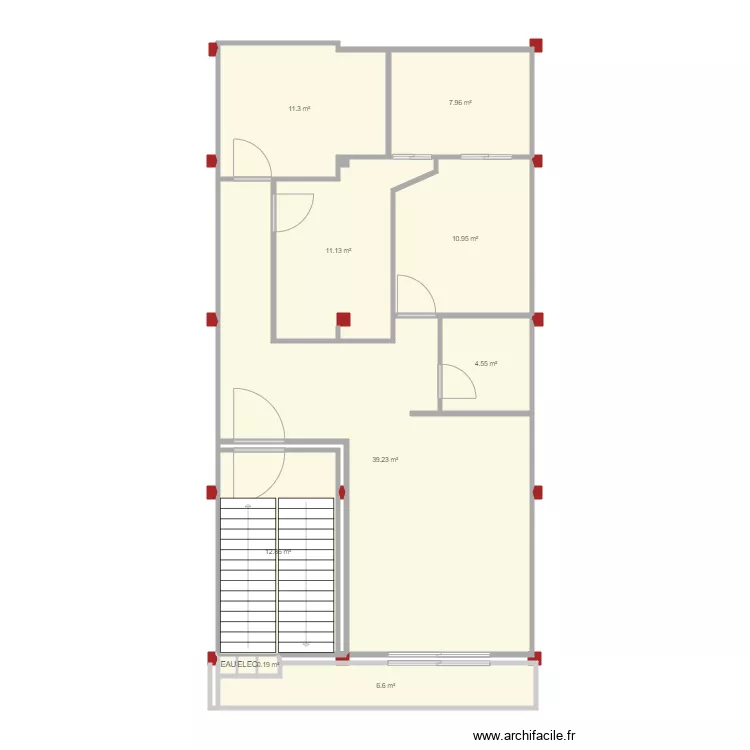 1 ER ETAGE. Floor plan with 1 ER ETAGE. Floor plan with