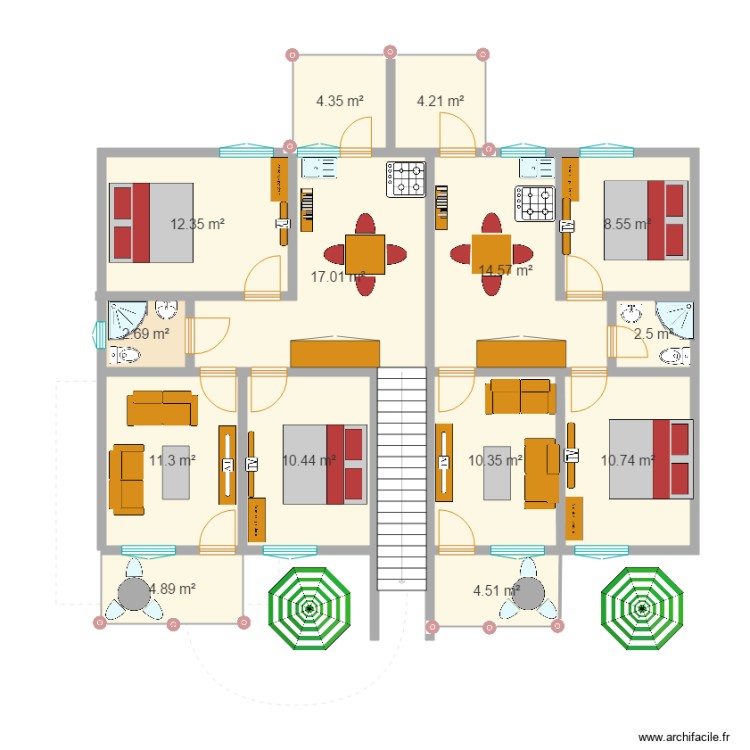 draft1 rdc carama surface. Floor plan with 0 room and 0 m2