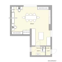 cuisine/salle &agrave; manger