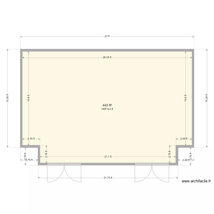Vogel XP. Floor plan with 