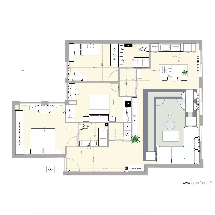 monica modesto la  216. Floor plan with 