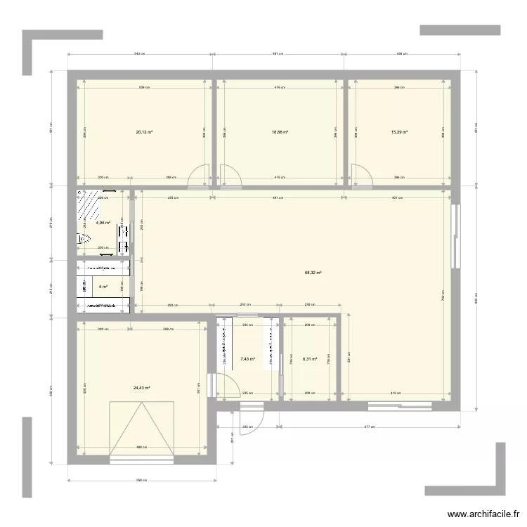TENTATIVE. Floor plan with 