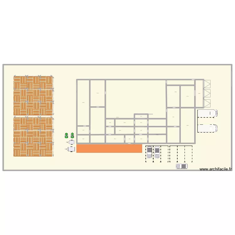 proyecto de seguridad . Floor plan with 