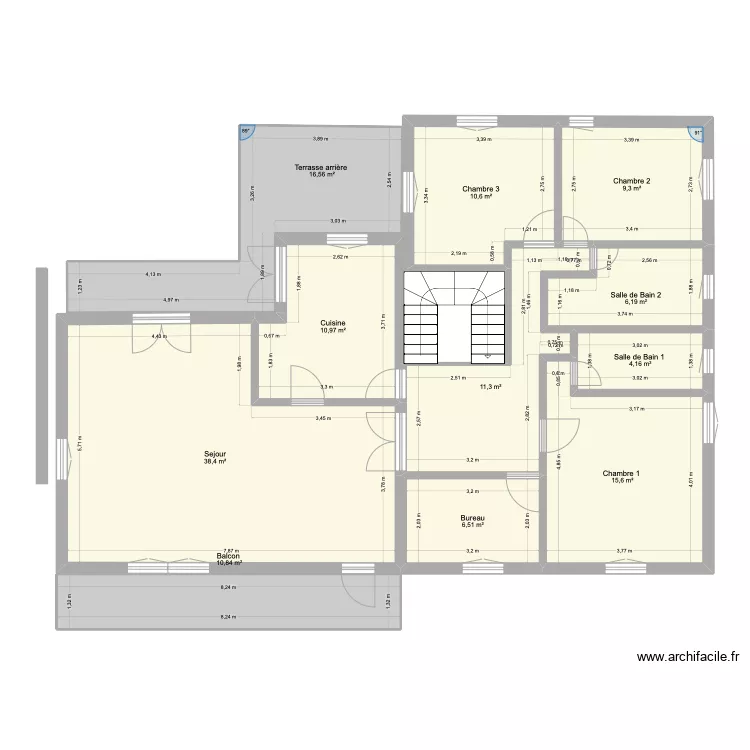 Ste Marie 1. Floor plan with 