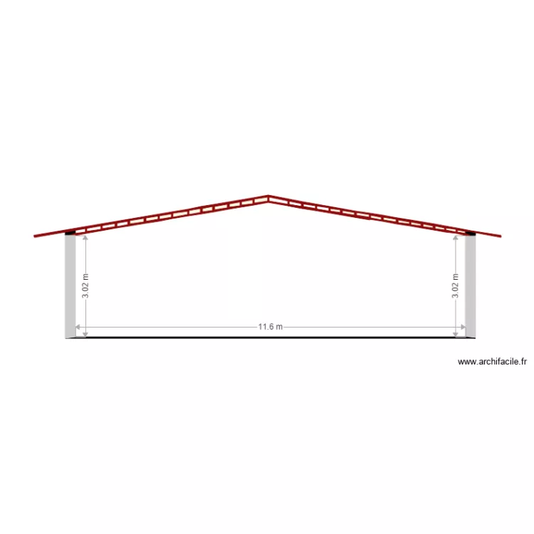 ferme Q10. Floor plan with 