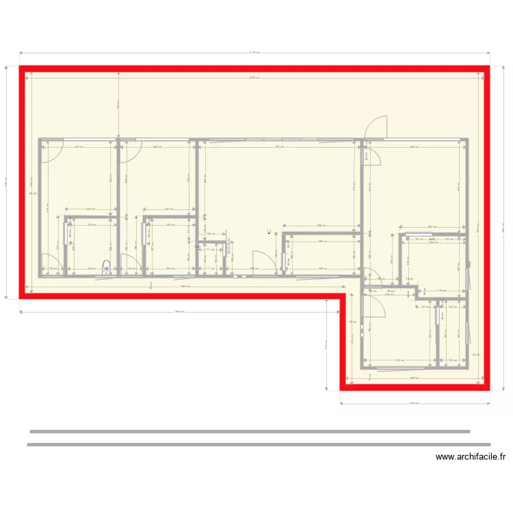 casa Balsa toiture. Floor plan with 