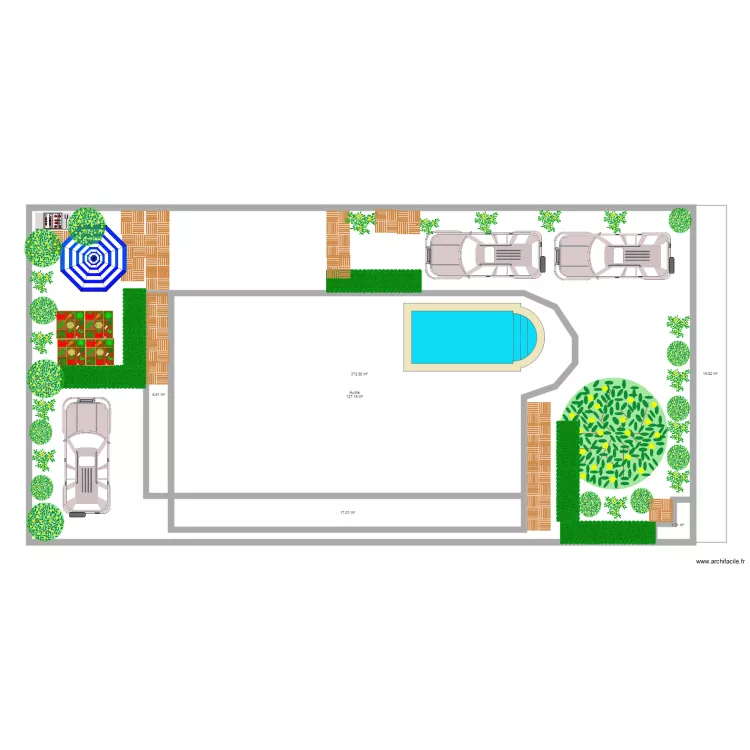 maison renault. Floor plan with 