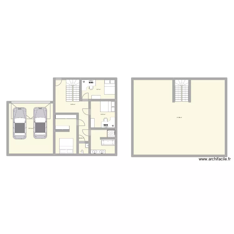 haus. Floor plan with 6  and 215 m²