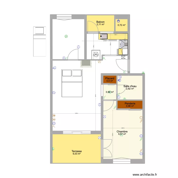 Calella soyons fou. Floor plan with Calella soyons fou. Floor plan with