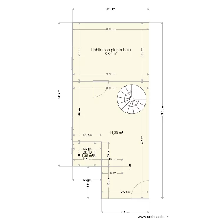 PLAZAQUEMADA. Floor plan with 