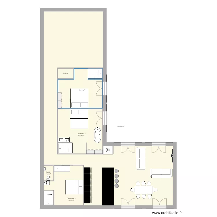 Barjac 1. Floor plan with Barjac 1. Floor plan with