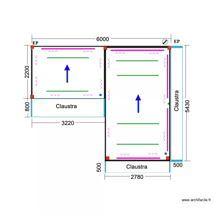 Mike Setubal. Floor plan with 