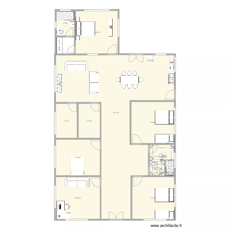 uno. Floor plan with 