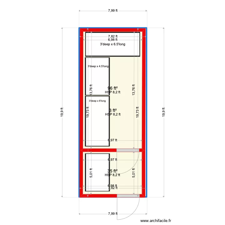Mil Ireland. Floor plan with 
