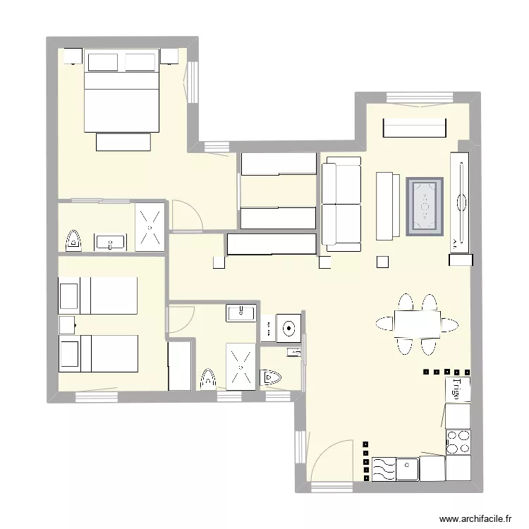 castello 44  opcion 5. Floor plan with 