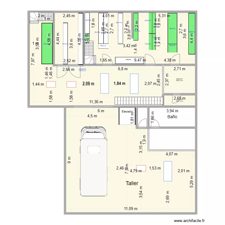 Plano Beiro Modificado. Floor plan with 6 and 198 m² Plano Beiro Modificado. Floor plan with 6 and 198 m²