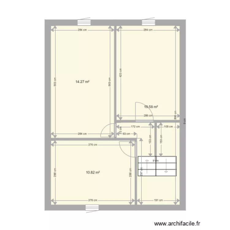 grenier. Floor plan with 