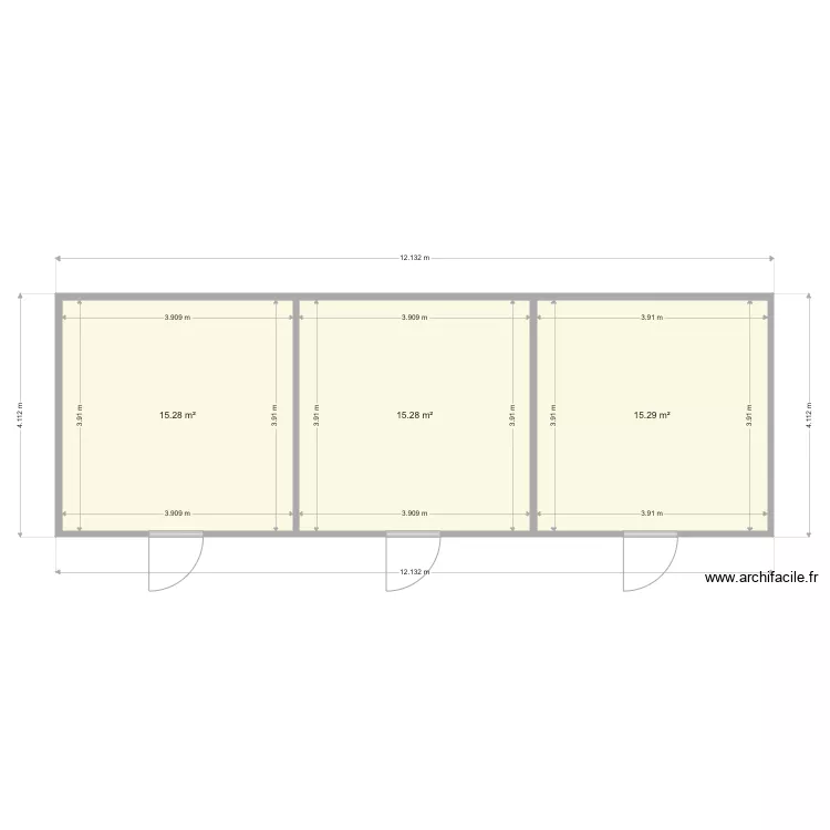 Sii  3 room. Floor plan with 