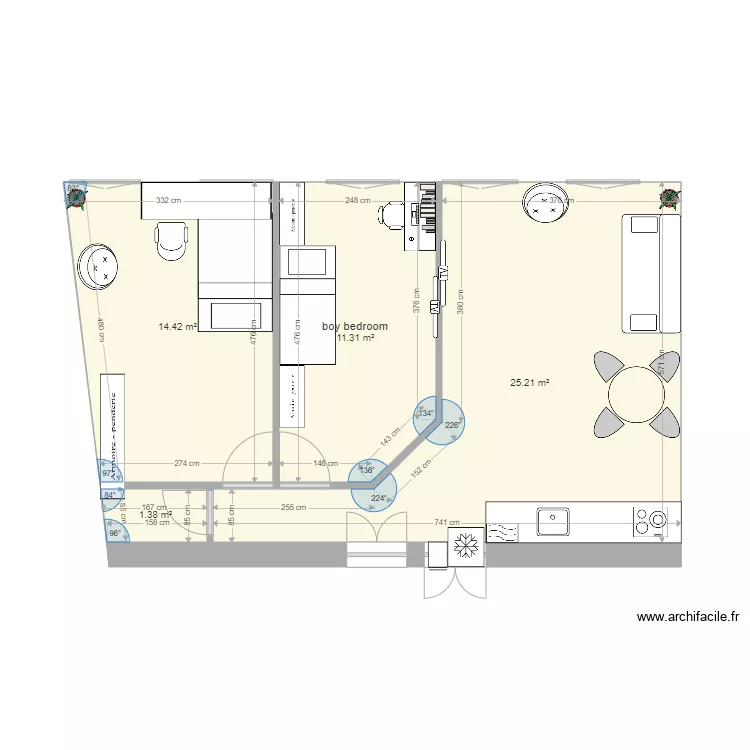 chanel view. Floor plan with chanel view. Floor plan with