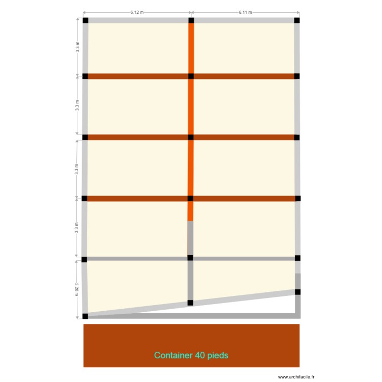 placement container231020. Floor plan with 0 room and 0 m2