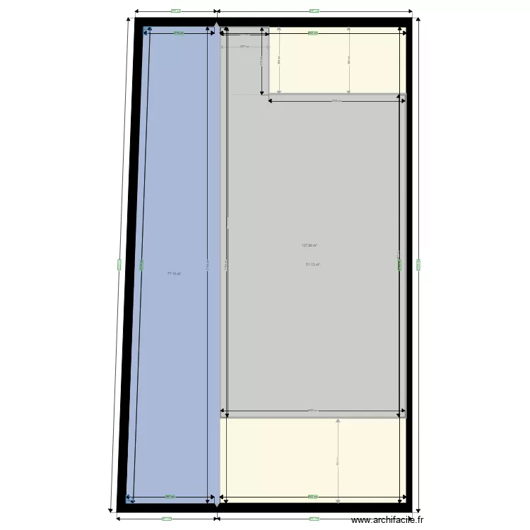 6 Guenot Toiture. Floor plan with 3 and 387 m² 6 Guenot Toiture. Floor plan with 3 and 387 m²