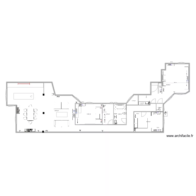 ferraz 54 enchufes. Floor plan with 