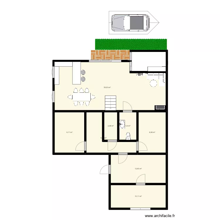 plan 1st floor. Floor plan with 