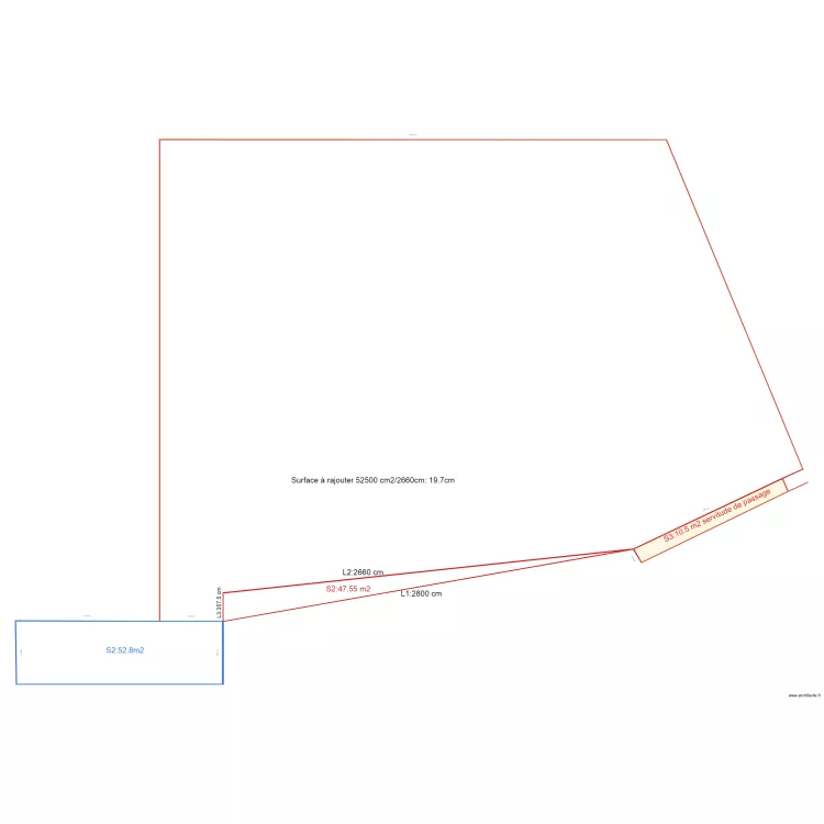 final agreement without passage. Floor plan with 