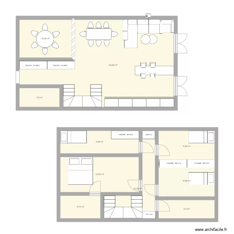 Versión 3. Floor plan with Versión 3. Floor plan with