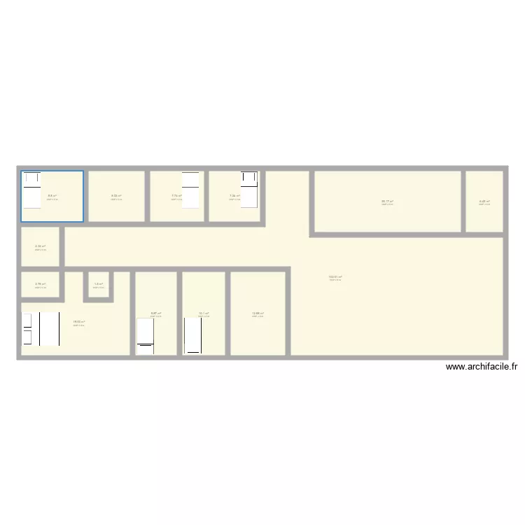 CASA 1. Floor plan with 