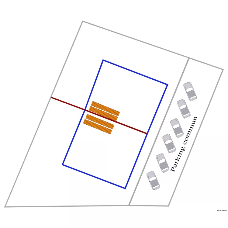 Partition. Floor plan with 