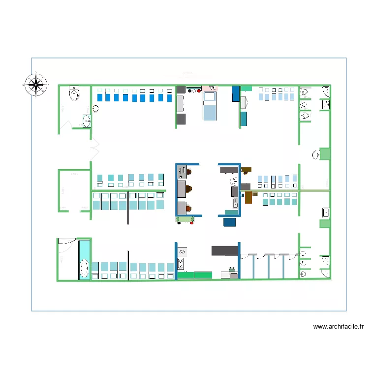 crokiiiis. Floor plan with 