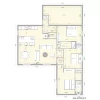 evi Barjac 2BADKAMERS garage zijkant buren