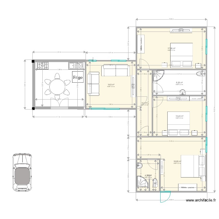 Rucamazi151119. Floor plan with 0 room and 0 m2