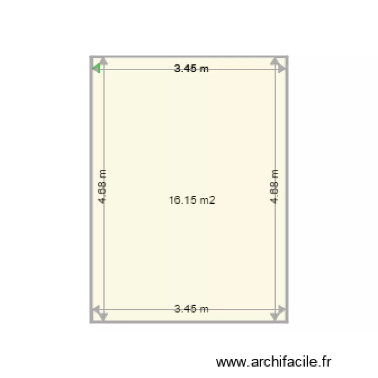 appartement. Floor plan with 