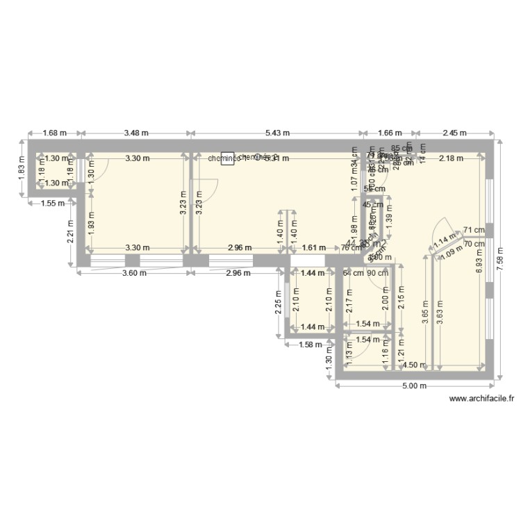 Original Wohnung 1. Floor plan with 0 room and 0 m2