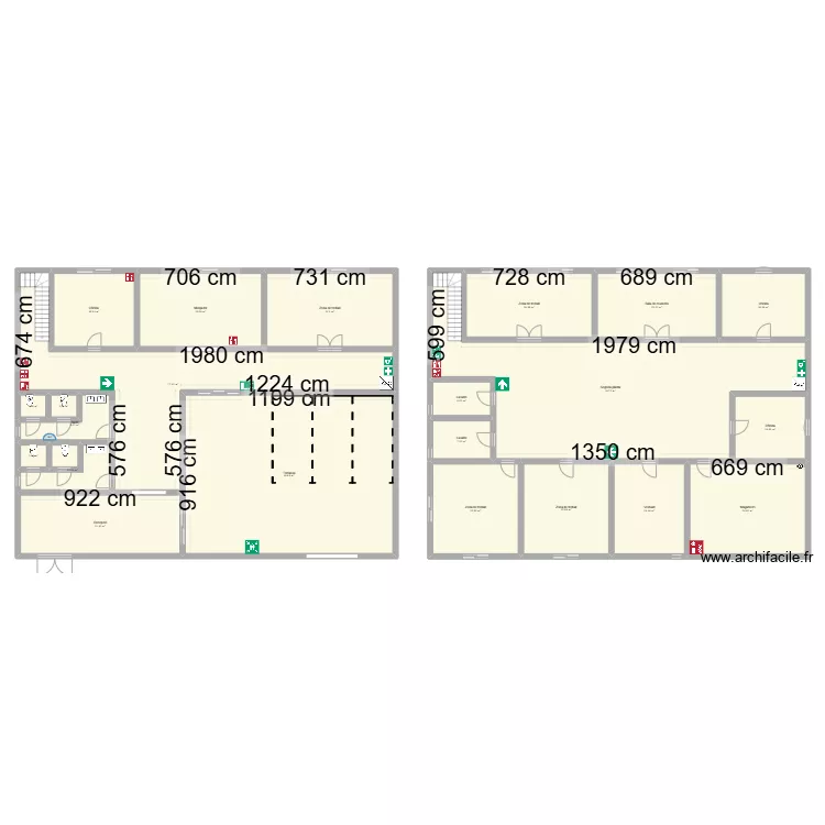 IPO Project. Floor plan with 