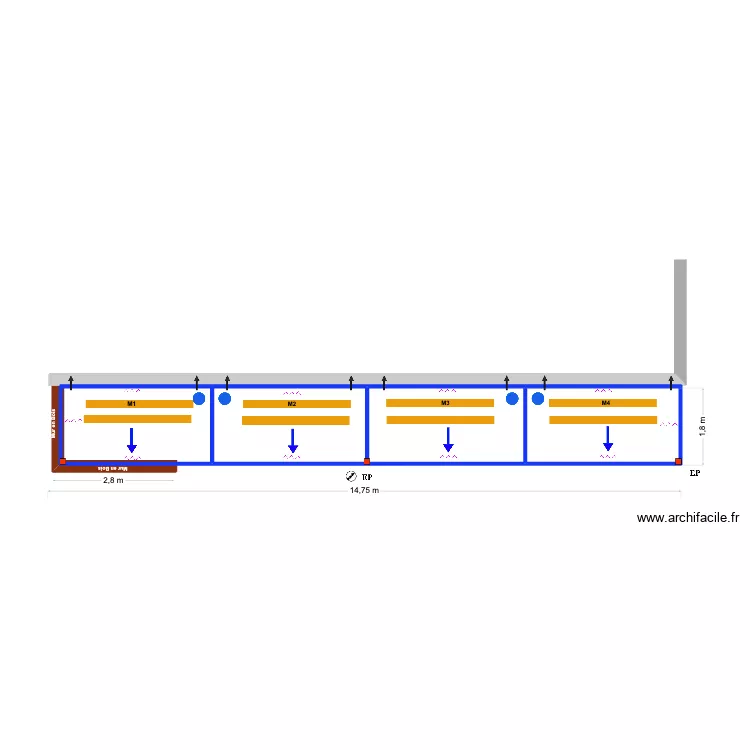 Rauwers 2. Floor plan with 