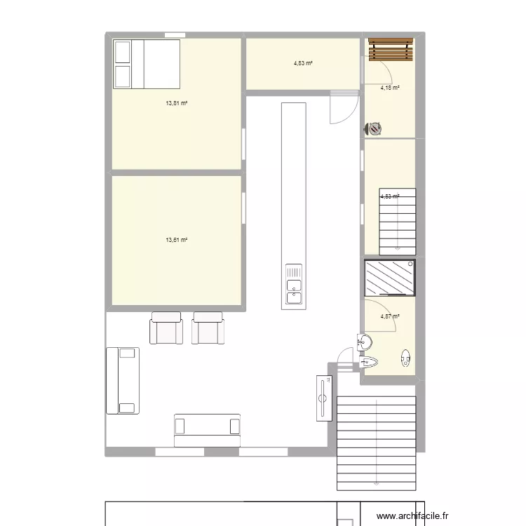house1. Floor plan with 