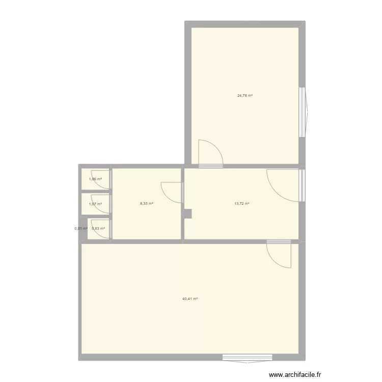 المدرسة القرآنية . Floor plan with 