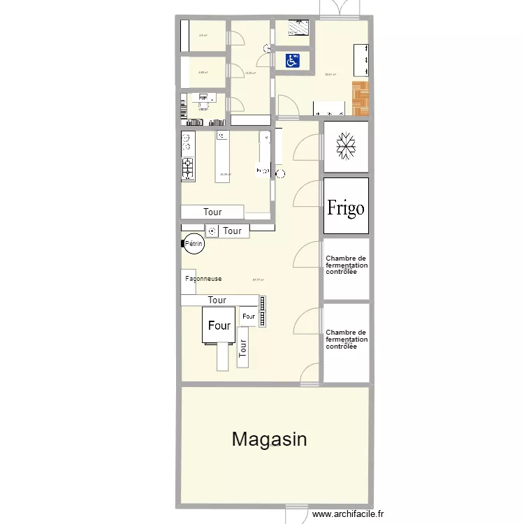 Dmx. Floor plan with 